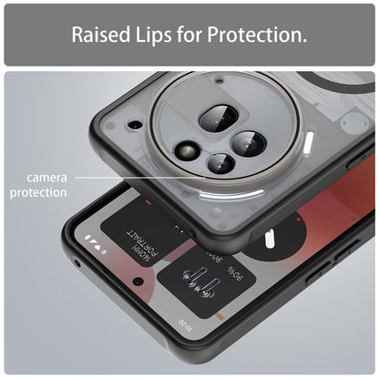 MagSafe-deksel for Nothing Phone (3a) Pro, Techsuit, HaloFrost II, svart