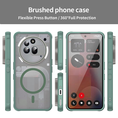 MagSafe-deksel for Nothing Phone (3a) Pro, Techsuit, HaloFrost II, Grønn