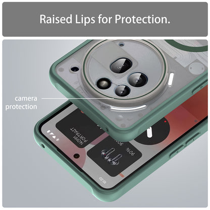 MagSafe-deksel for Nothing Phone (3a) Pro, Techsuit, HaloFrost II, Grønn