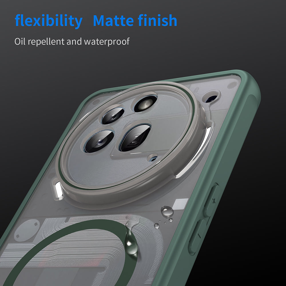 MagSafe-deksel for Nothing Phone (3a) Pro, Techsuit, HaloFrost II, Grønn