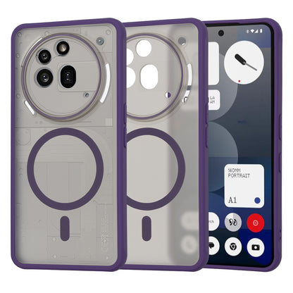 MagSafe-deksel for Nothing Phone (3a) Pro, Techsuit, HaloFrost, Mørk lilla