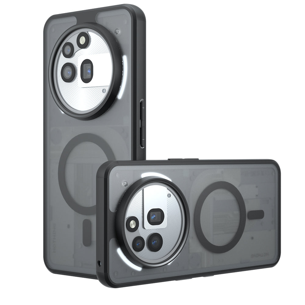 MagSafe-deksel for Nothing Phone (3a) Pro, Techsuit, PureFrost, Svart