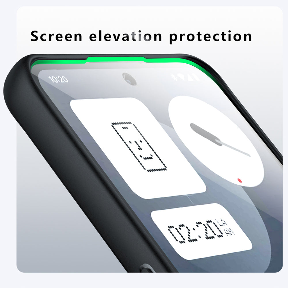 MagSafe-deksel for Nothing Phone (3a) Pro, Techsuit, PureFrost, Svart