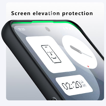MagSafe-deksel for Nothing Phone (3a) Pro, Techsuit, PureFrost, Svart