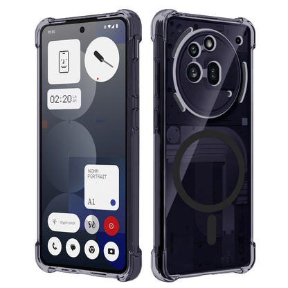 MagSafe-deksel for Nothing Phone (3a) Pro, Techsuit, støtsikker klar, røykfarget