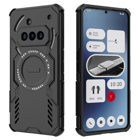 MagSafe-deksel for Nothing Phone (3a), Techsuit, ArmorMag, svart