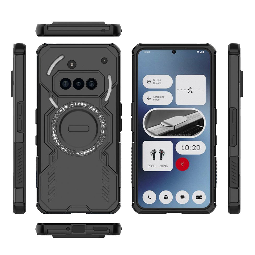 MagSafe-deksel for Nothing Phone (3a), Techsuit, ArmorMag, svart