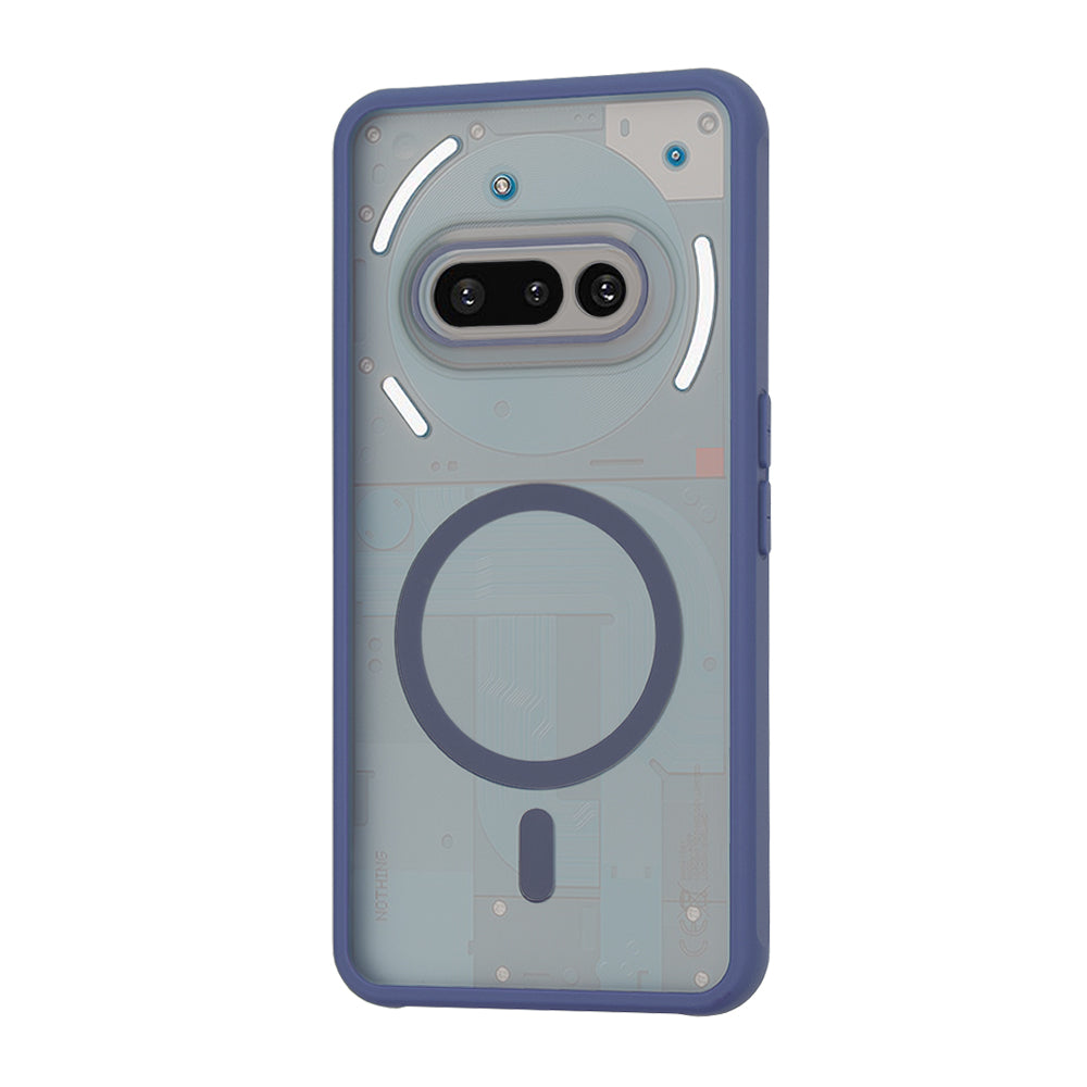 MagSafe-deksel for Nothing Phone (3a), Techsuit, HaloFrost, Marineblå