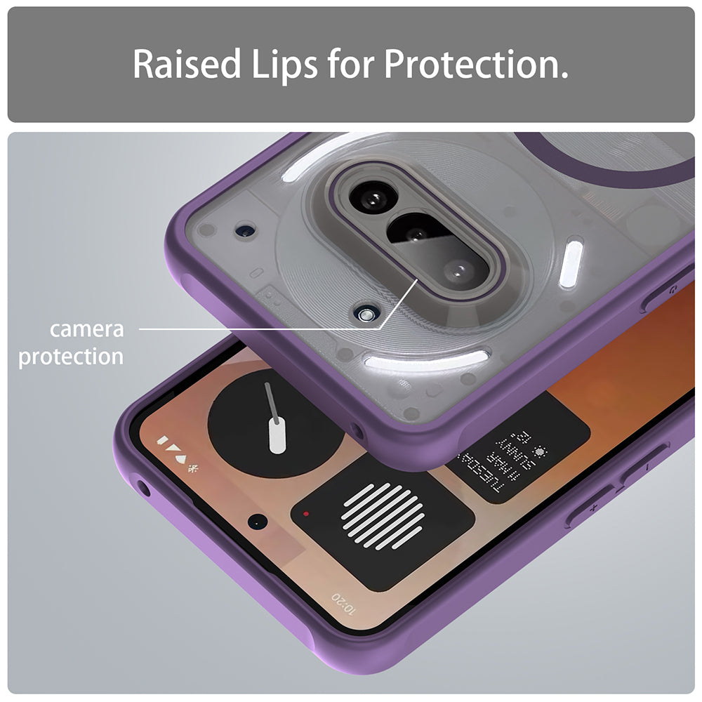 MagSafe-deksel for Nothing Phone (3a), Techsuit, HaloFrost II, Lilla