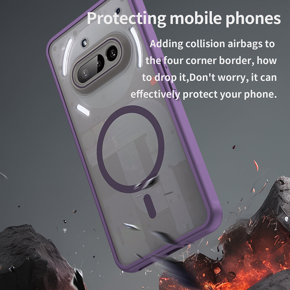 MagSafe-deksel for Nothing Phone (3a), Techsuit, HaloFrost II, Lilla