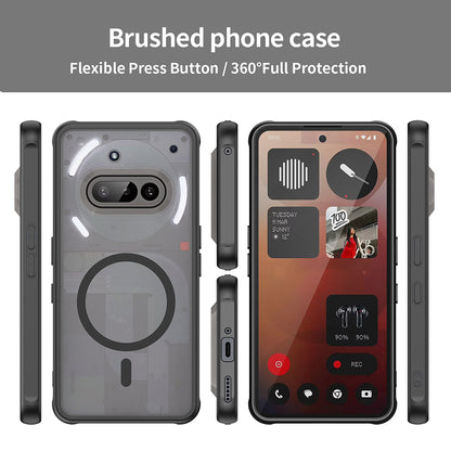 MagSafe-deksel for Nothing Phone (3a), Techsuit, HaloFrost II, Svart