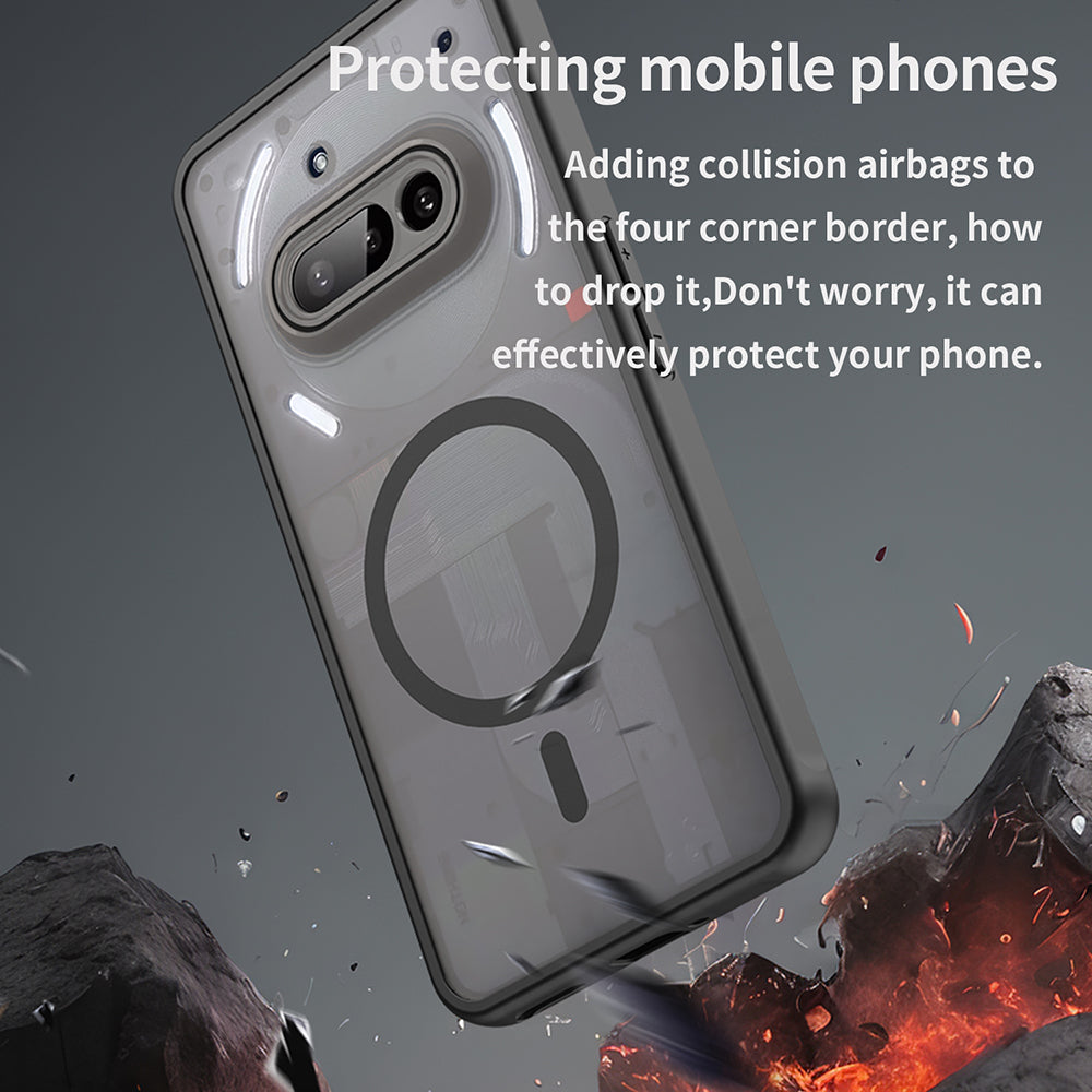 MagSafe-deksel for Nothing Phone (3a), Techsuit, HaloFrost II, Svart