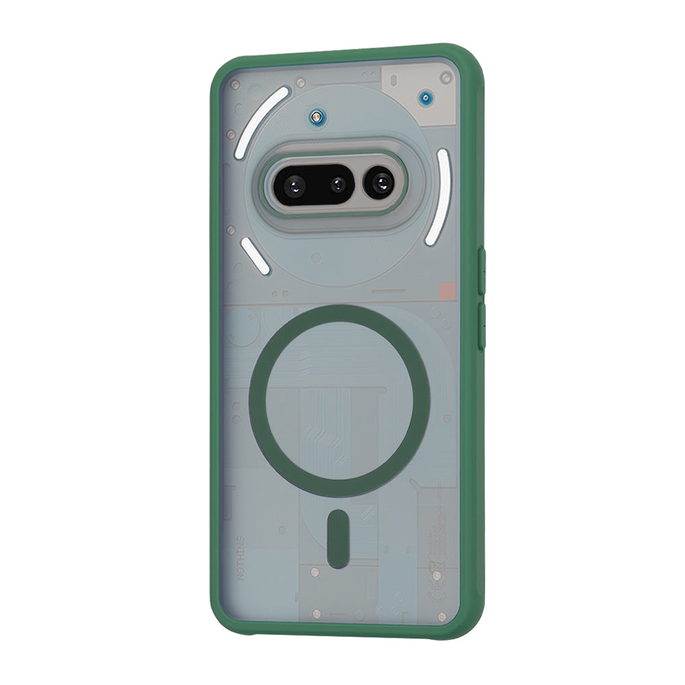MagSafe-deksel for Nothing Phone (3a), Techsuit, HaloFrost, Grønn
