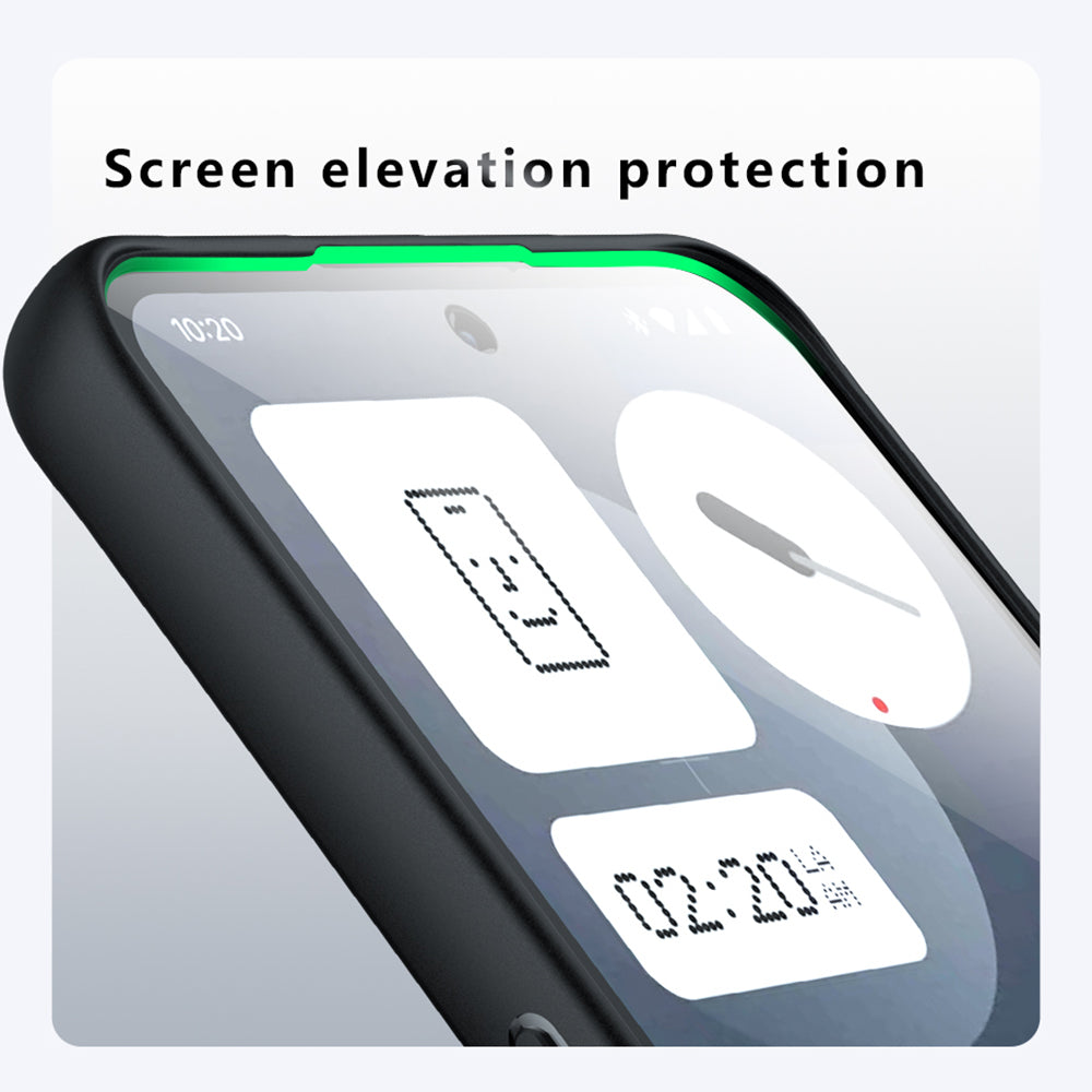 MagSafe-deksel for Nothing Phone (3a), Techsuit, PureFrost, svart