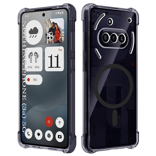 MagSafe-deksel for Nothing Phone (3a), Techsuit, støtsikker klar, røykfarget