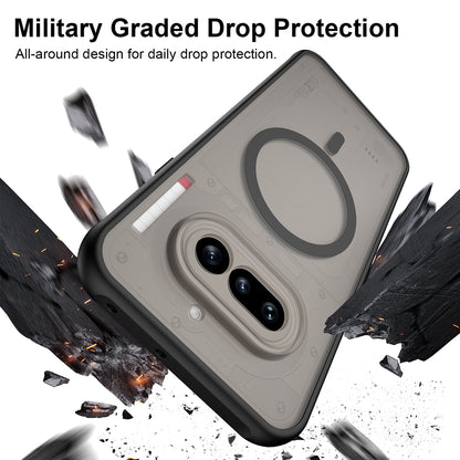 MagSafe-deksel for Nothing Phone (4a) Pro, Techsuit, HaloFrost II, Svart