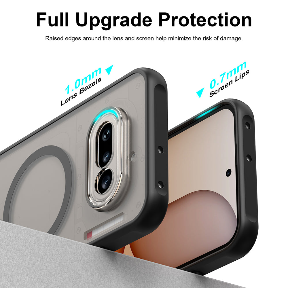 MagSafe-deksel for Nothing Phone (4a) Pro, Techsuit, HaloFrost II, Svart