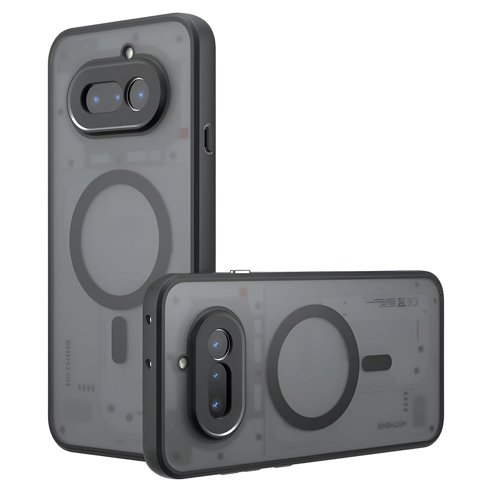 MagSafe-deksel for Nothing Phone (4a), Techsuit, PureFrost, Satinert svart