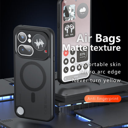 MagSafe-deksel for Nothing Phone (4b), Techsuit, PureFrost, Satinert svart
