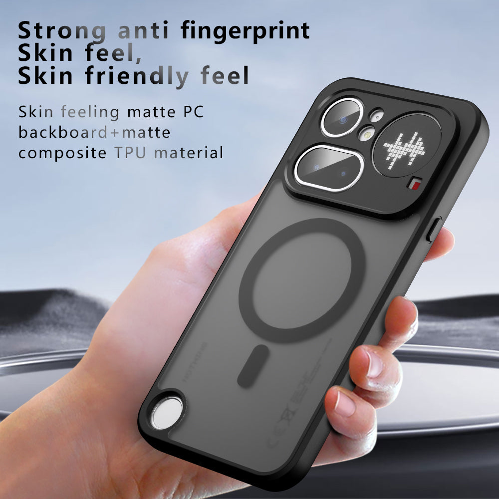 MagSafe-deksel for Nothing Phone (4b), Techsuit, PureFrost, Satinert svart