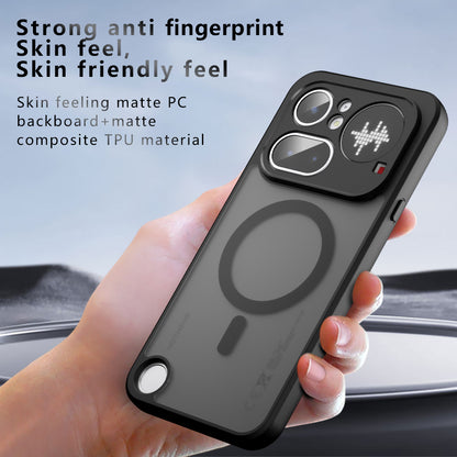 MagSafe-deksel for Nothing Phone (4b), Techsuit, PureFrost, Satinert svart