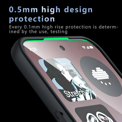 MagSafe-deksel for Nothing Phone (4b), Techsuit, PureFrost, Satinert svart