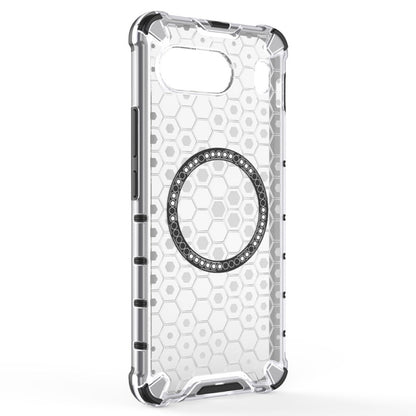 MagSafe-deksel for OnePlus Nord 4, Techsuit, HoneyComb Shield, hvit
