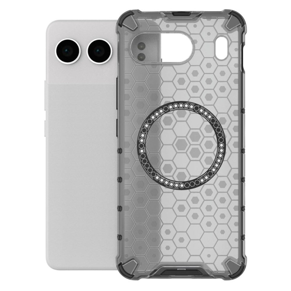 MagSafe-deksel for OnePlus Nord 4, Techsuit, HoneyComb Shield, Svart