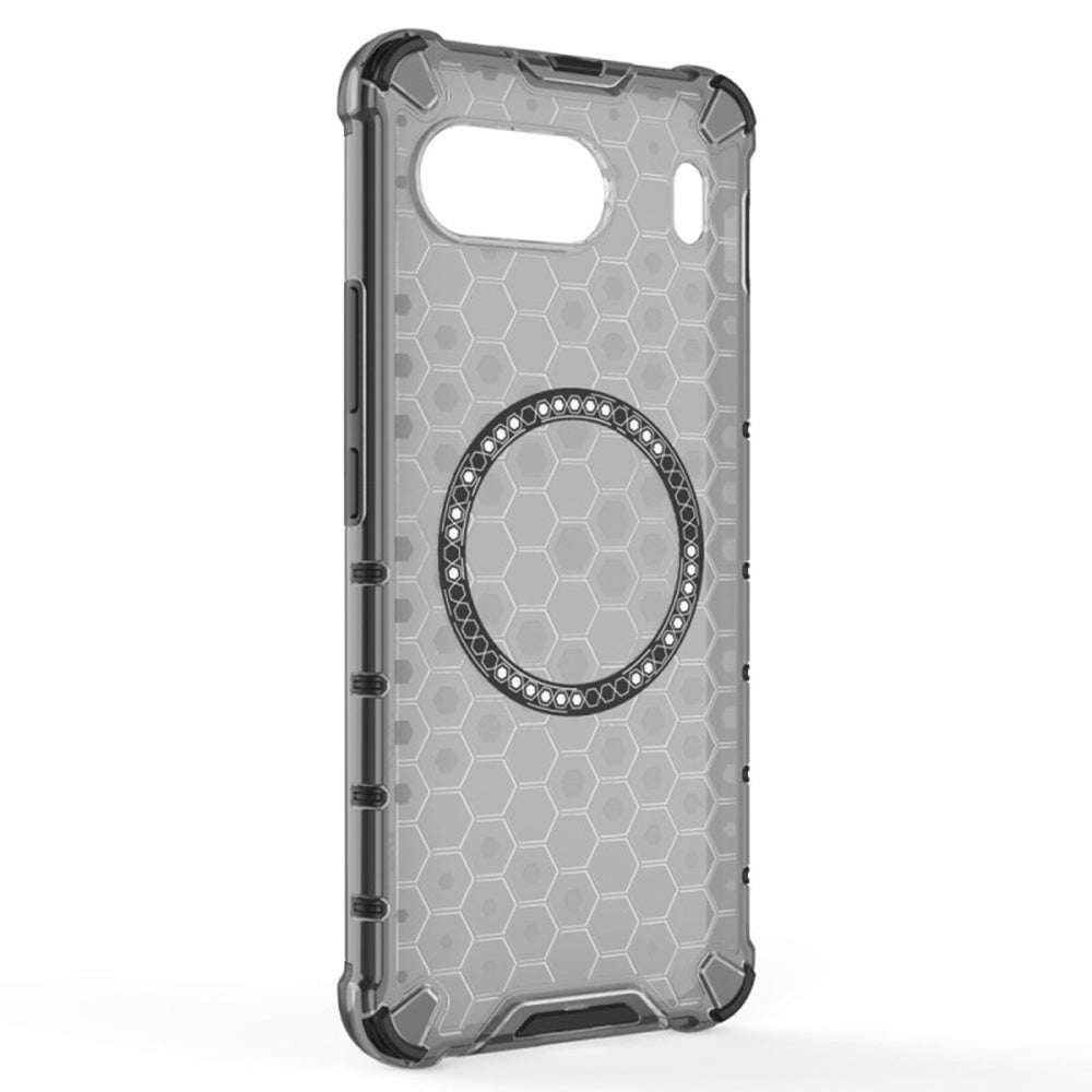 MagSafe-deksel for OnePlus Nord 4, Techsuit, HoneyComb Shield, Svart