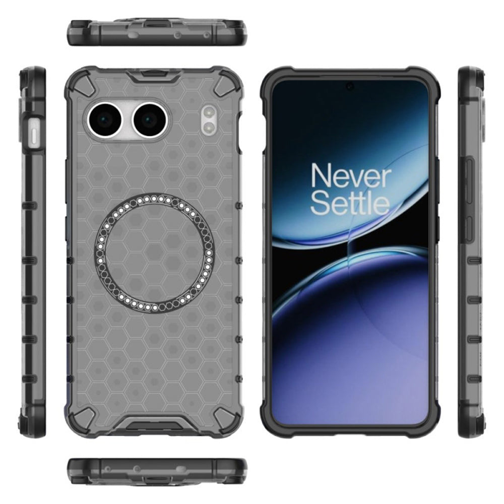 MagSafe-deksel for OnePlus Nord 4, Techsuit, HoneyComb Shield, Svart