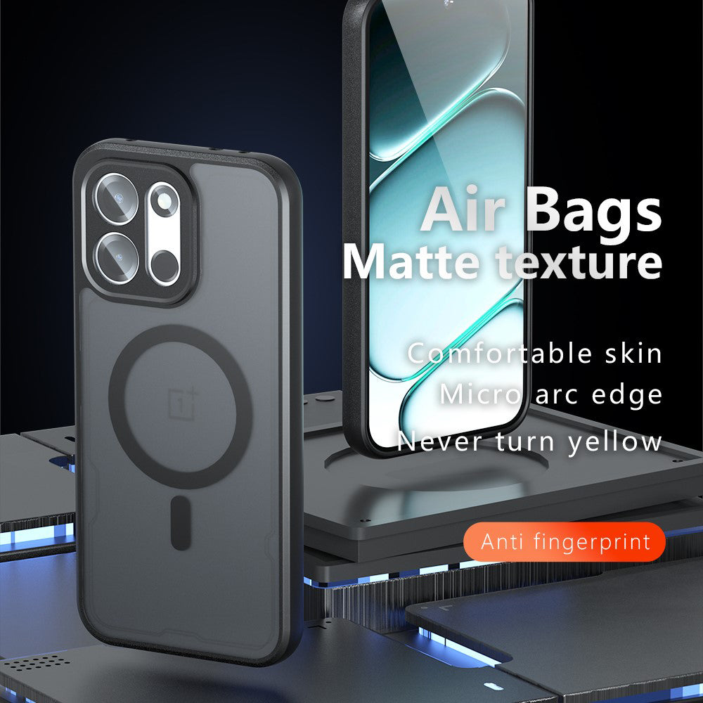 MagSafe-deksel for OnePlus Nord 6, Techsuit, PureFrost, Satinert svart