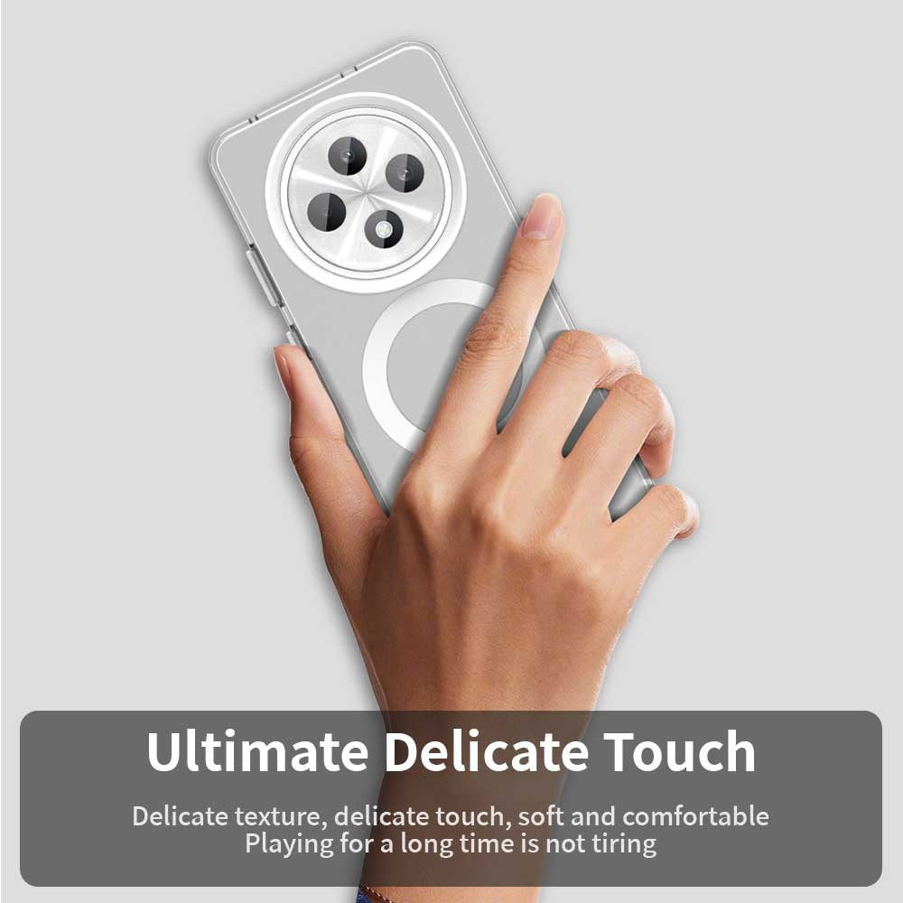 MagSafe-deksel for Oppo A3 4G / A3 5G, Techsuit, CandyCase, hvit