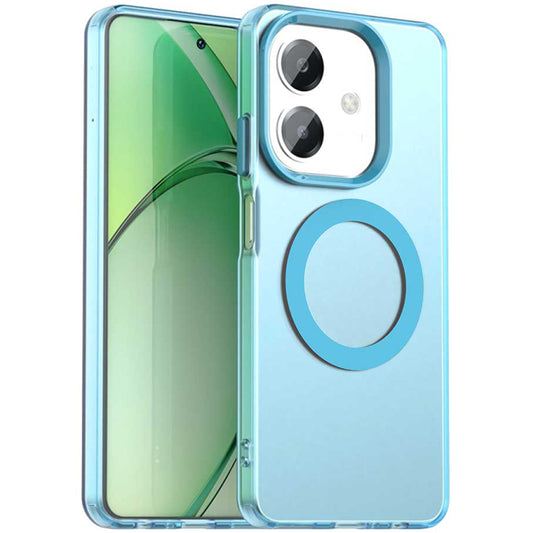 MagSafe-deksel for Oppo A3 4G / A3 5G, Techsuit, CandyCase, Blå