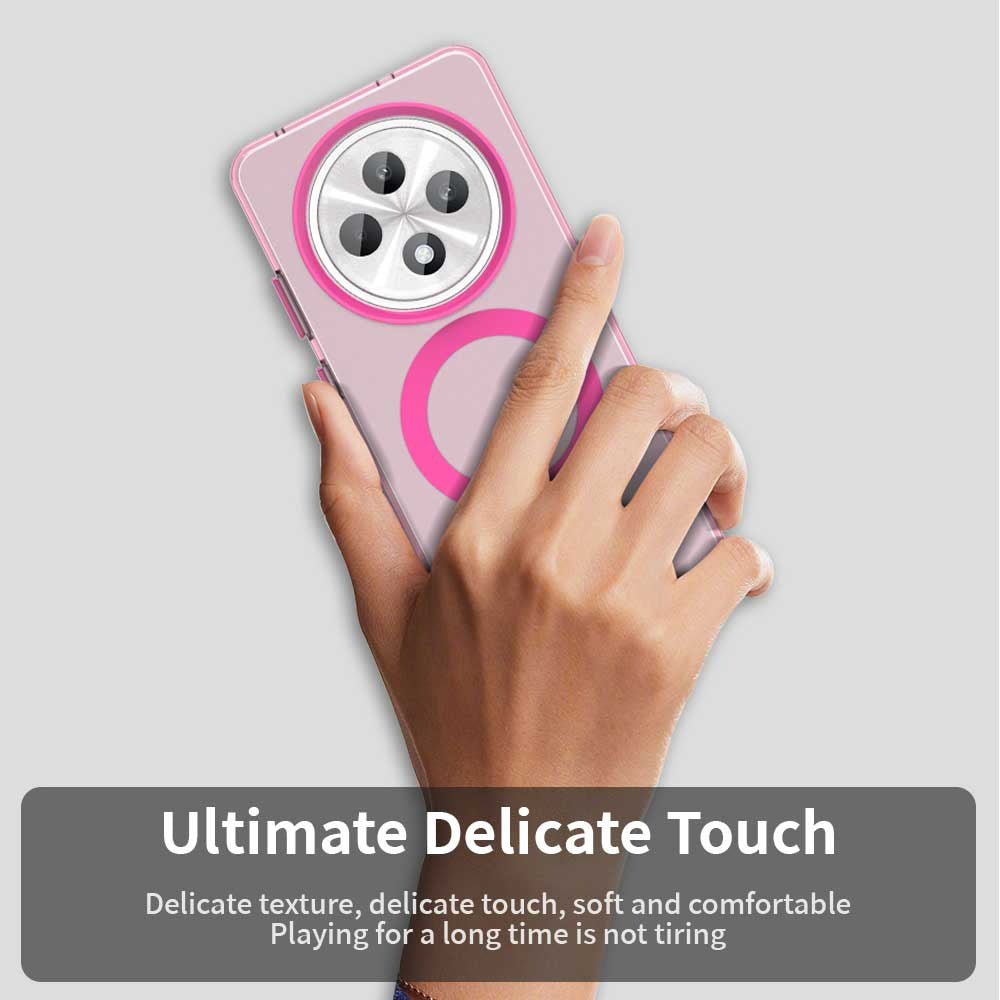 MagSafe-deksel for Oppo A3 4G / A3 5G, Techsuit, CandyCase, Rosa