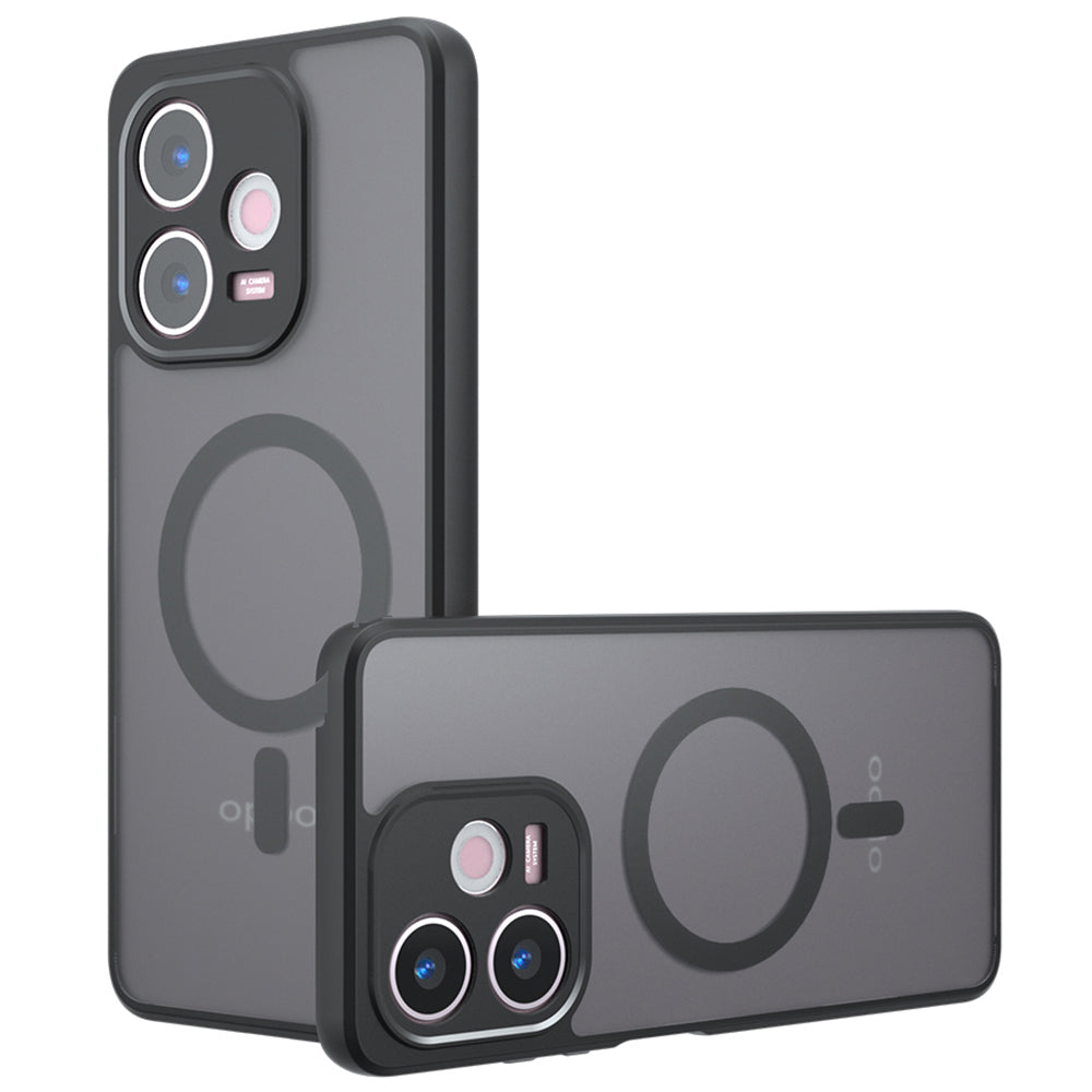 MagSafe-deksel for Oppo A5 Pro 4G / A5 Pro, Techsuit, PureFrost, Satinert svart