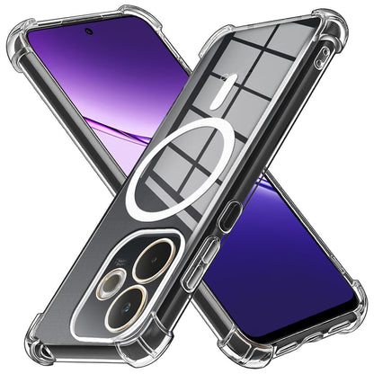 MagSafe-deksel for Oppo A5 Pro 4G / A5 Pro, Techsuit, støtsikker, gjennomsiktig