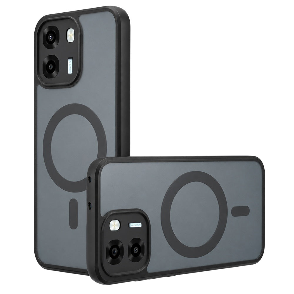 MagSafe-deksel for Oppo A6 4G, Techsuit, PureFrost, Satinert svart