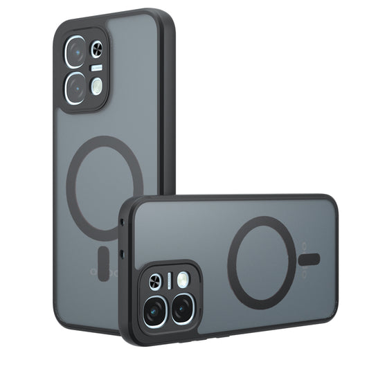 MagSafe-deksel for Oppo A6 Pro 5G / A6 Pro 4G, Techsuit, PureFrost, Satinert svart