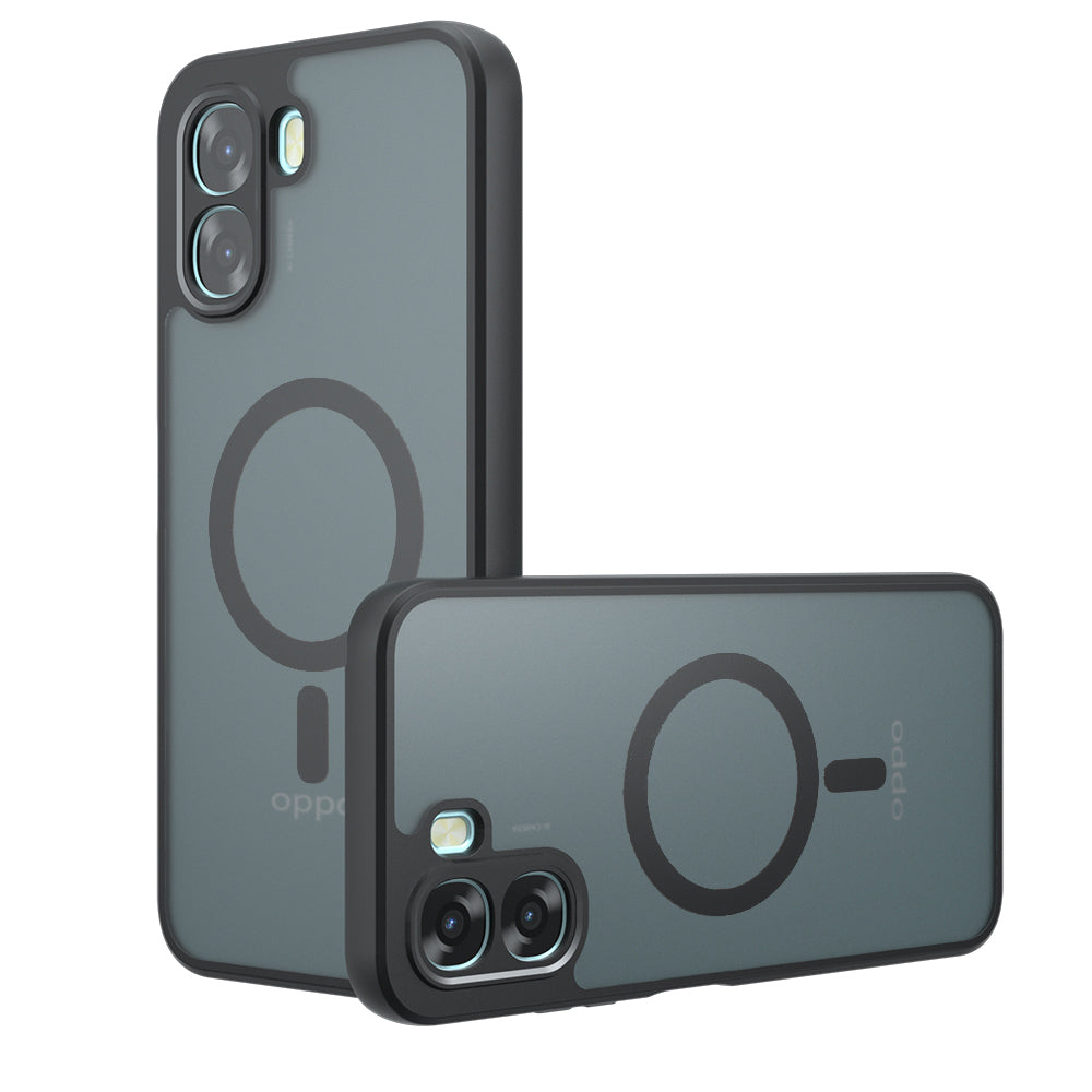 MagSafe-deksel for Oppo A6k 4G / A6x 4G / A6x, Techsuit, PureFrost, Satinert svart