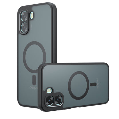 MagSafe-deksel for Oppo A6k 4G / A6x 4G / A6x, Techsuit, PureFrost, Satinert svart