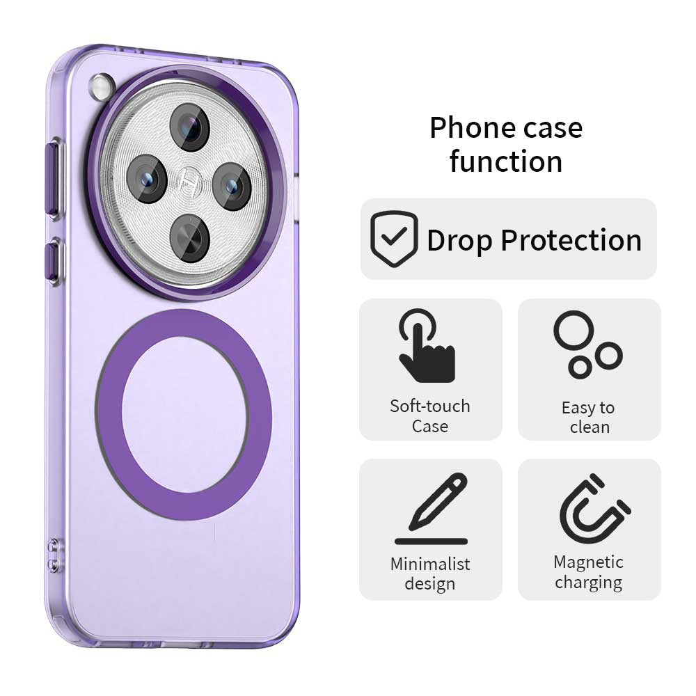 MagSafe-deksel for Oppo Find X8 Pro, Techsuit, CandyCase, Lilla