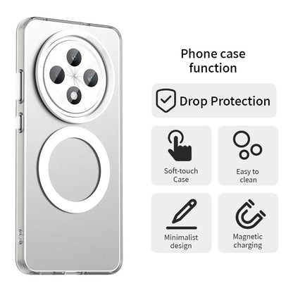 MagSafe-deksel for Oppo Reno12 FS 5G / Reno12 FS 4G / Reno12 F 4G / Reno12 F, Techsuit, CandyCase, hvit
