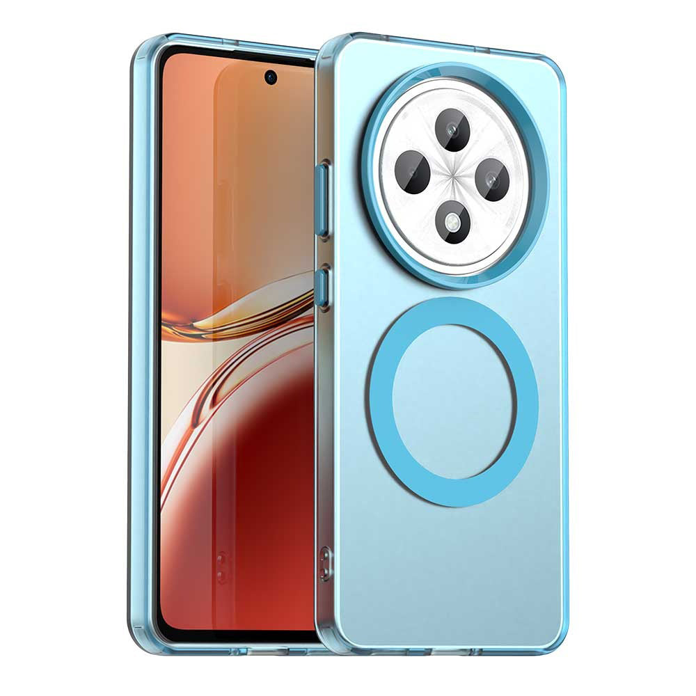 MagSafe-deksel for Oppo Reno12 FS 5G / Reno12 FS 4G / Reno12 F 4G / Reno12 F, Techsuit, CandyCase, Blå