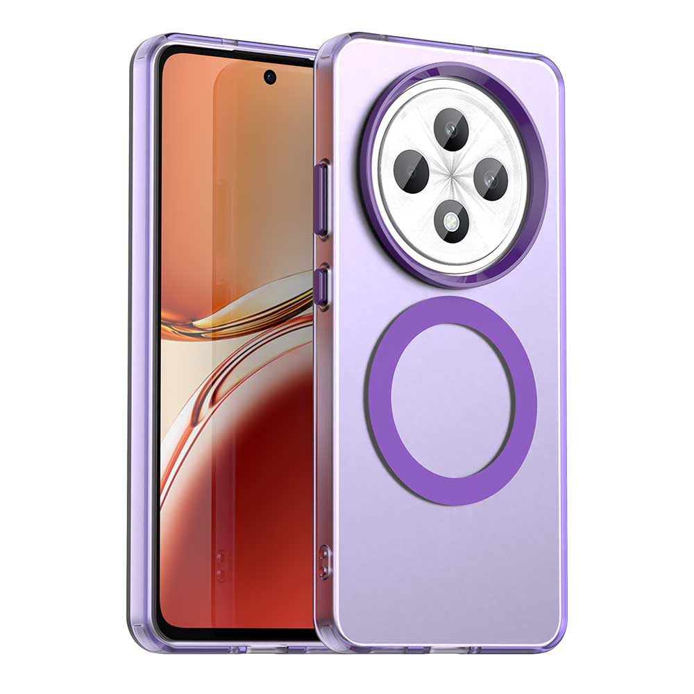 MagSafe-deksel for Oppo Reno12 FS 5G / Reno12 FS 4G / Reno12 F 4G / Reno12 F, Techsuit, CandyCase, Lilla