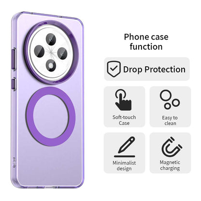MagSafe-deksel for Oppo Reno12 FS 5G / Reno12 FS 4G / Reno12 F 4G / Reno12 F, Techsuit, CandyCase, Lilla