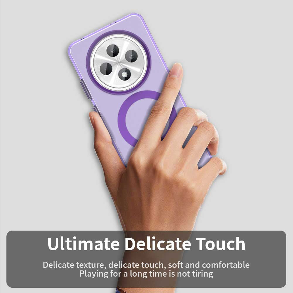 MagSafe-deksel for Oppo Reno12 FS 5G / Reno12 FS 4G / Reno12 F 4G / Reno12 F, Techsuit, CandyCase, Lilla