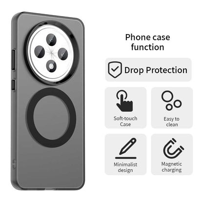 MagSafe-deksel for Oppo Reno12 FS 5G / Reno12 FS 4G / Reno12 F 4G, Techsuit, CandyCase, svart