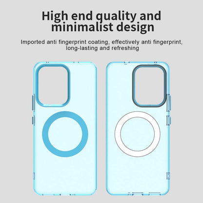 MagSafe-deksel for Oppo Reno13 FS 5G / Reno13 F 4G / Reno13 F, Techsuit, CandyCase, Blå