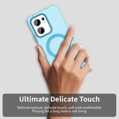 MagSafe-deksel for Oppo Reno13 FS 5G / Reno13 F 4G / Reno13 F, Techsuit, CandyCase, Blå