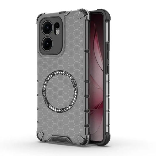 MagSafe-deksel for Oppo Reno13 FS 5G / Reno13 F 4G / Reno13 F, Techsuit, HoneyComb Shield, svart